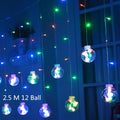Wishing Ball Curtain Light String Christmas