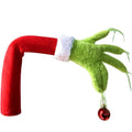 Furry Green Grinch Arm Ornament
