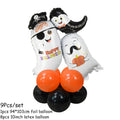 Pumpkin Ghost Witch Stand Balloon Kit
