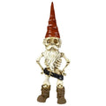 Skeleton Statue Gnome Figurine Resin Garden Sculpture