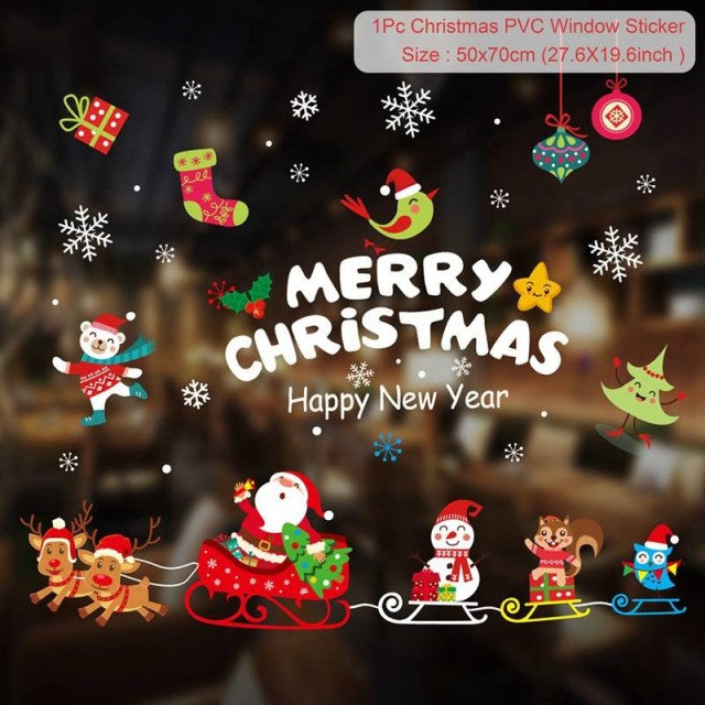 Christmas Wall Window Stickers