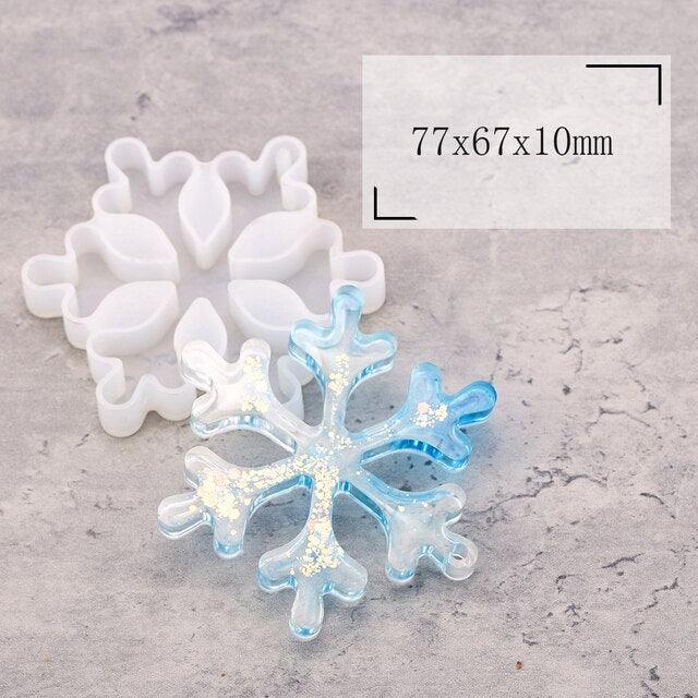 Resin DIY Mold Holiday Decoration Christmas Light Card