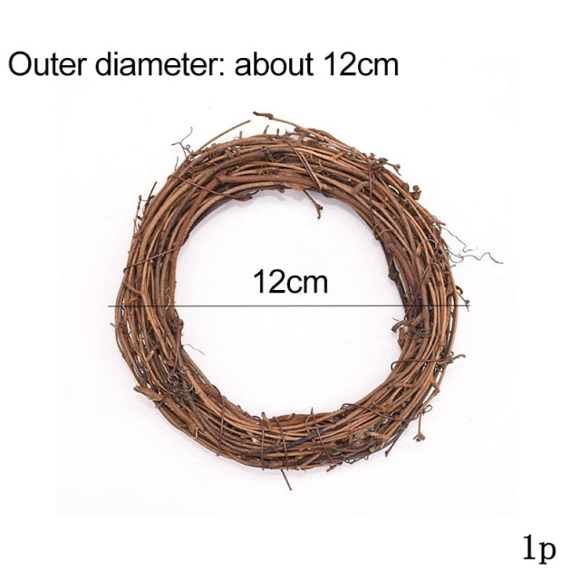 Floral Rattan Frames For Christmas Wreath