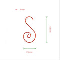New S-Shaped Christmas Hook For Tree Hanging Ornaments