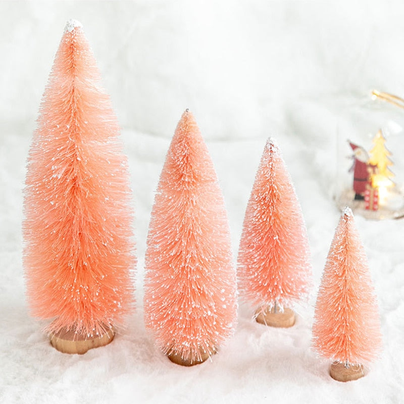 Artificial Small Christmas Tree With Snow