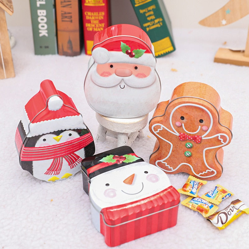 Christmas Gingerbread Iron Candy Boxes