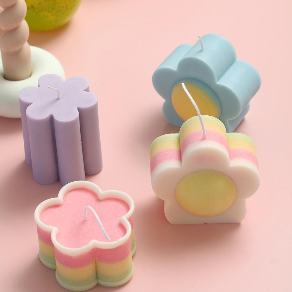 Plum Candle Molds 3D Flower Silicone Mould
