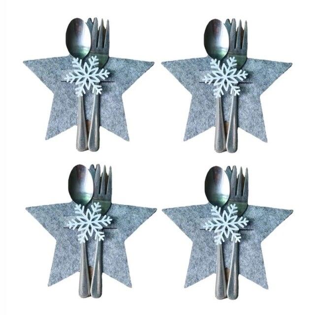 Christmas Tree Cutlery Holder Pad