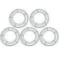 Green Round Wreath Wire Frame
