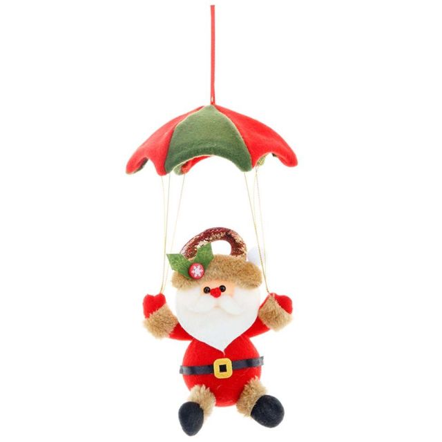 Snowman Xmas Hanging Ornament Parachute Pendant