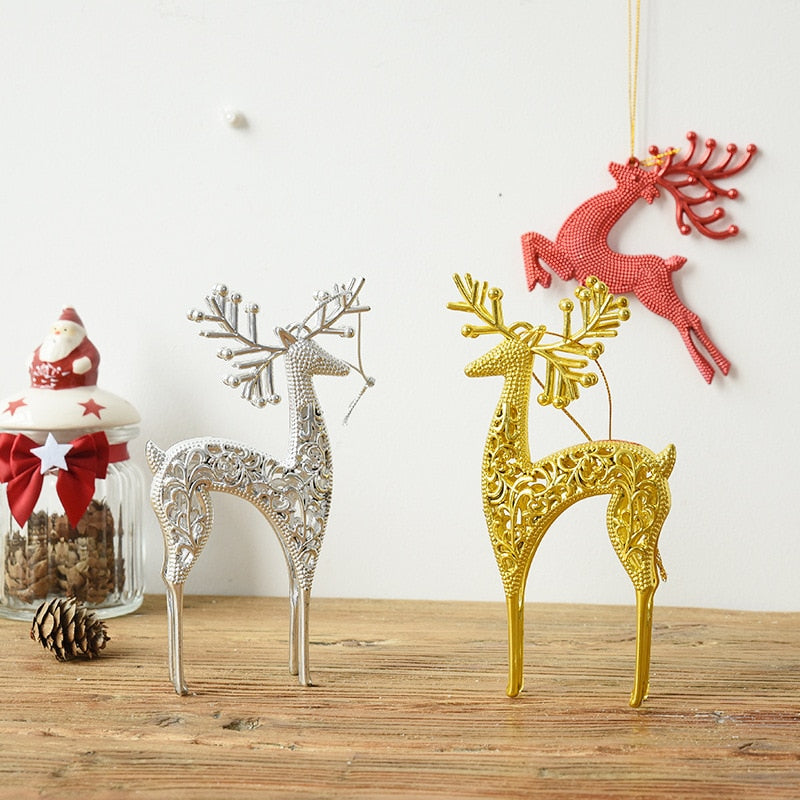 Christmas Tree Hanging Reindeer Ornament