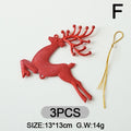 Christmas Tree Hanging Reindeer Ornament