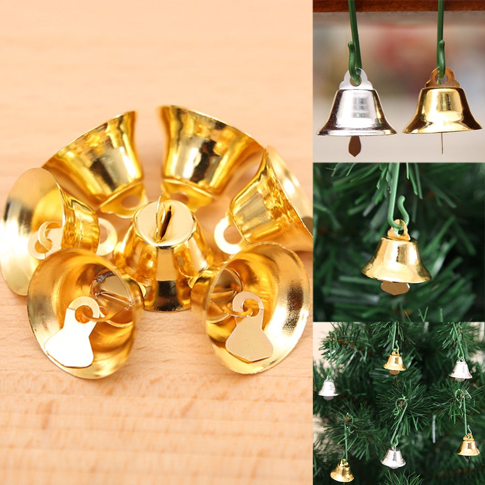 Golden And Silver Christmas Jingle Bell