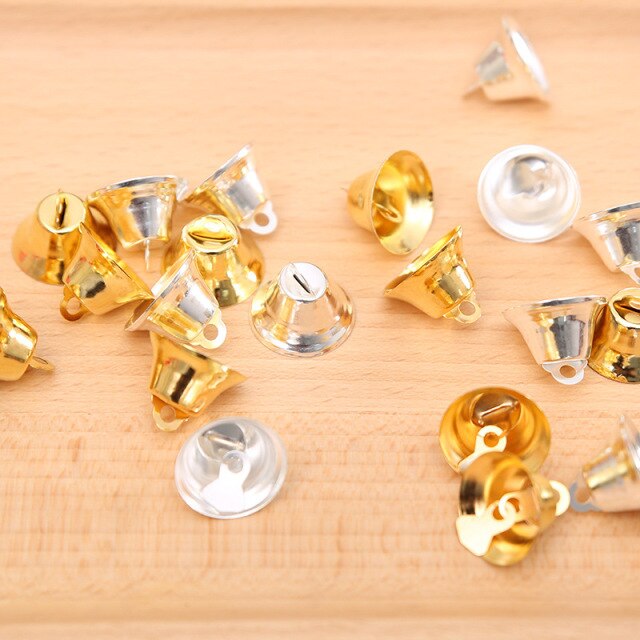 Golden And Silver Christmas Jingle Bell