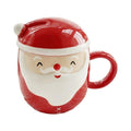 Cartoon Santa Claus Ceramic Coffee Mug, Travel Cup, Insulated, Dishwasher & Microwave Safe