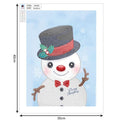 Snowman Cross Stitch Rhinestone Mosaic Diamond Embroidery Painting Kit