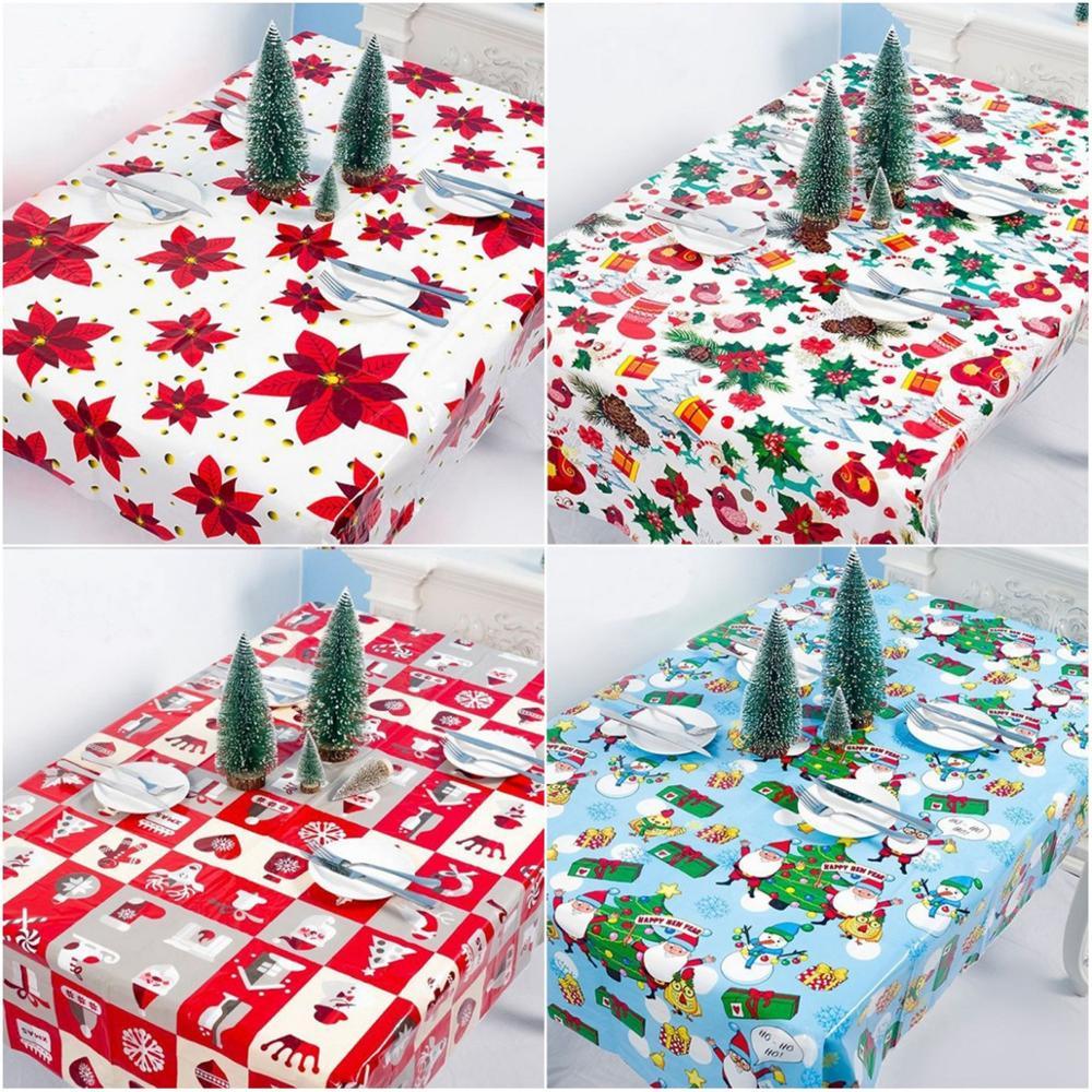 Christmas Themed Printed Tablecloth