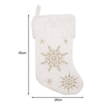Knit Christmas Stockings Snowman Santa Xmas