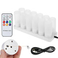 Colorful Led Candle Rechargeable Candle Light