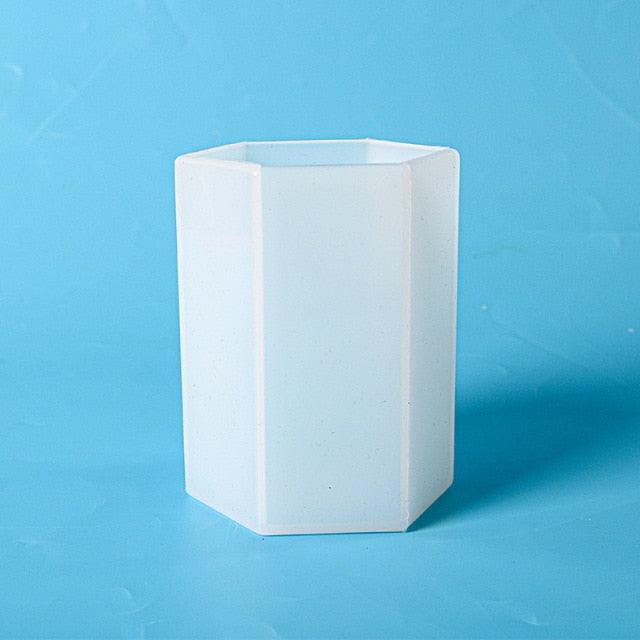 DIY Epoxy Mold Cylinder Six Side Silicone Mold Candle