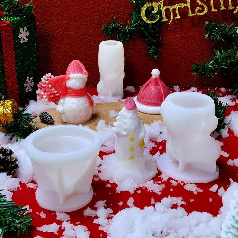 Premium Silicone Candle Molds for DIY Candlemaking & Gifts