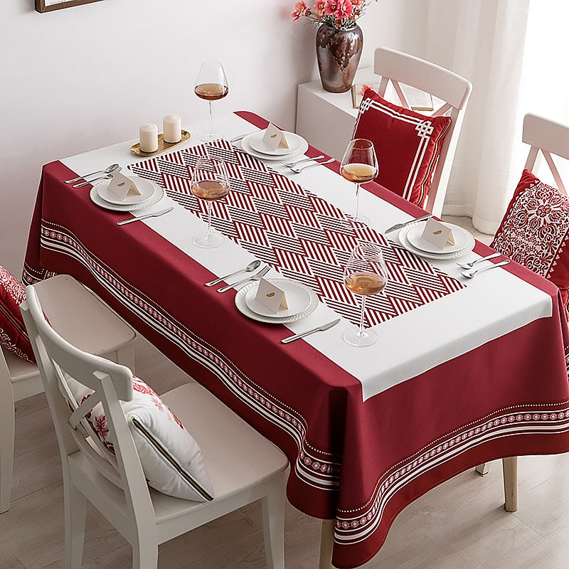 Christmas Table Mat Waterproof Dustproof