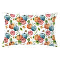 Decorative Halloween Pumpkin Wreath Cushion Cover