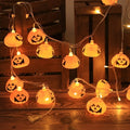 LED Halloween Pumpkin Spider Bat Skull String Lights