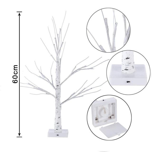 Easter Decor LED Light Birch Tree Easter