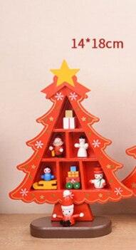 Wooden Christmas Tree Decorations, S to L