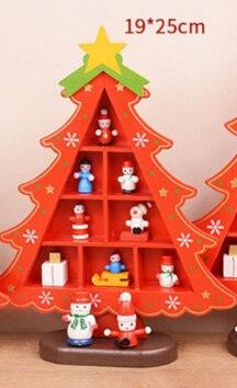 Wooden Christmas Tree Decorations, S to L