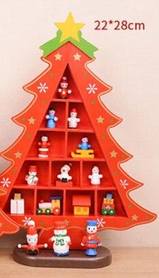 Wooden Christmas Tree Decorations, S to L