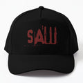 Saw Horror Movie Logo Spiral  Baseball Cap