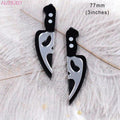 Earrings Acrylic Knife Ghost Skull For Dangle Earrings