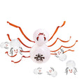 Party Decoration Set Black White Spider Balloon