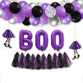 Black And Purple Halloween Balloon Set