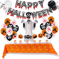 Balloon Set Blood Color Banner Paper Honeycomb