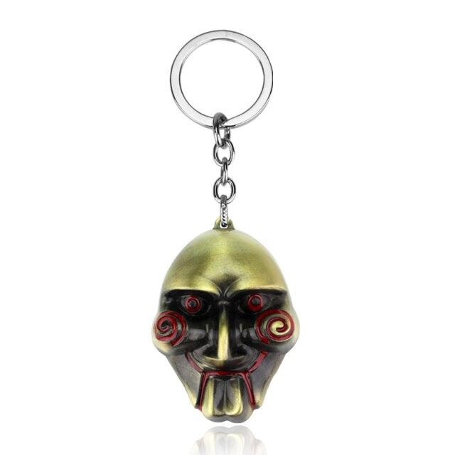 Horror Movie Saw Mask Keychain