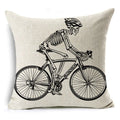 Cartoon Printed Cushion Cover For Halloween