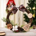 Christmas Wreath Artificial Pinecone Red Berry