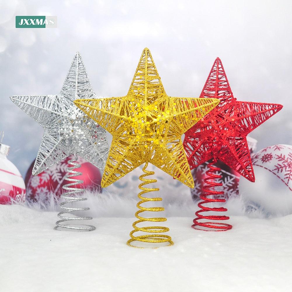 Flashing LED Star Christmas Tree Topper