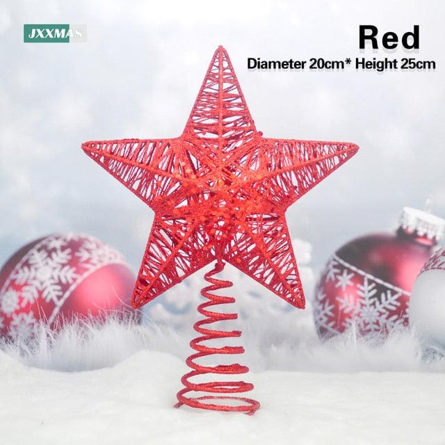 Flashing LED Star Christmas Tree Topper