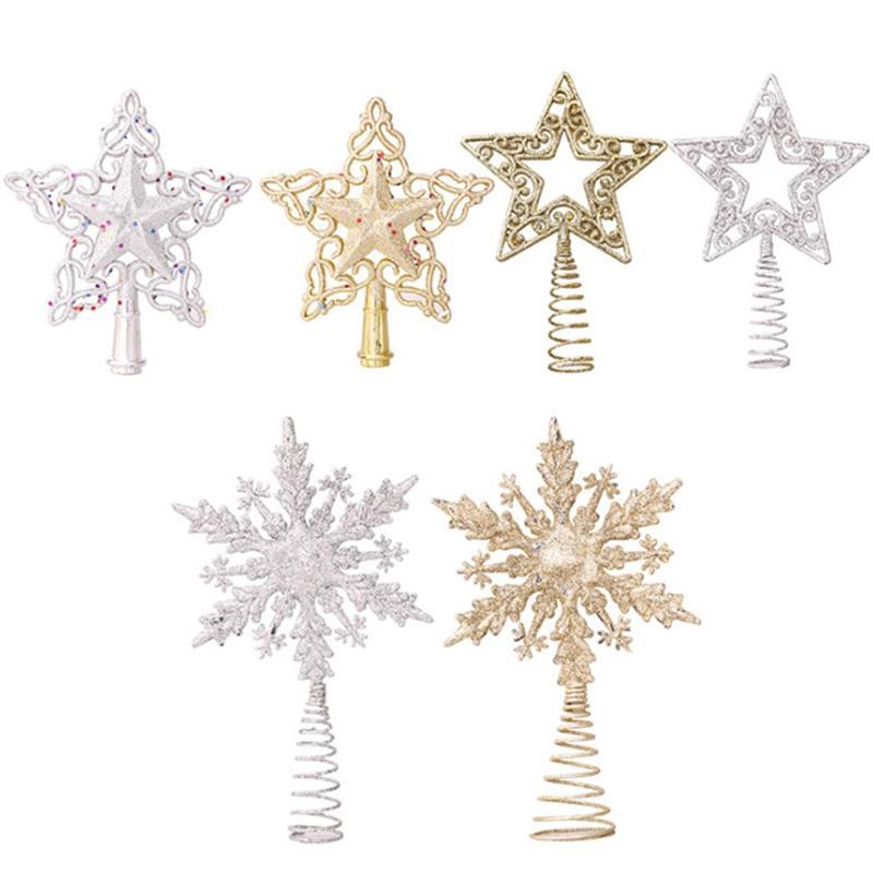 Christmas Tree Topper Star Snowflake Design Star Tree Topper
