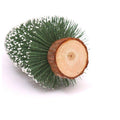 Artificial Mini White Cedar Christmas Tree for Desktop & Holiday Décor
