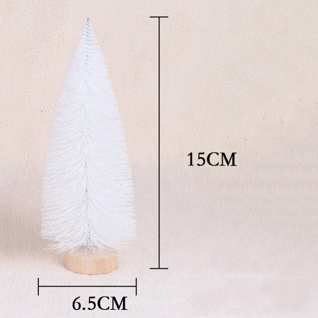 Colorful Pine Needle Powdered Mini Christmas Tree