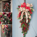 Wall Decor Christmas Artificial Vine Garland Upside Down