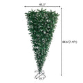 Artificial Christmas Tree Upside Down Green