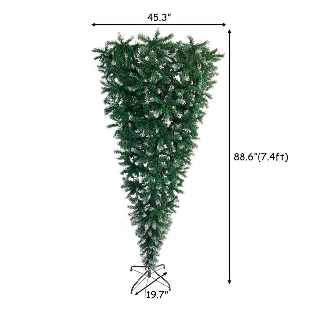 Artificial Christmas Tree Upside Down Green