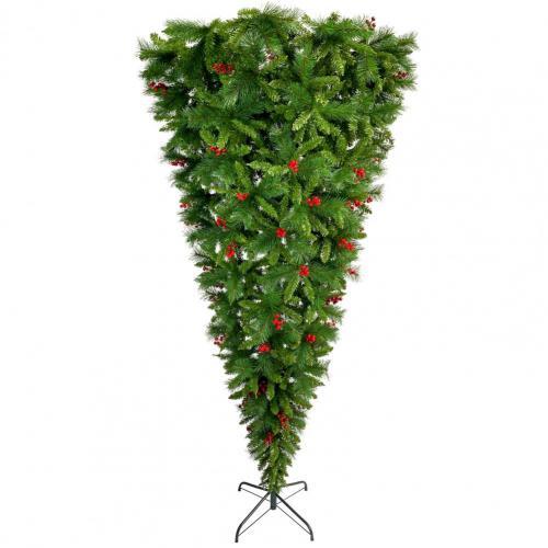Green Color Christmas Tree Realistic Looking Fire-resistant