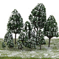 Plastic Christmas Tree With White Snow
